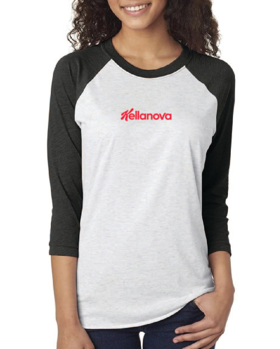 Unisex Tri-Blend 3/4-Sleeve Raglan Tee
