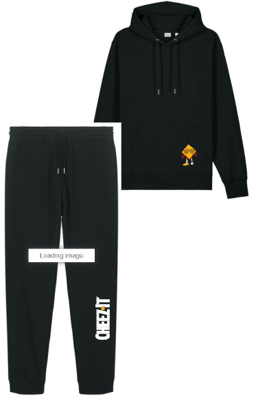 Branded sweat suit
