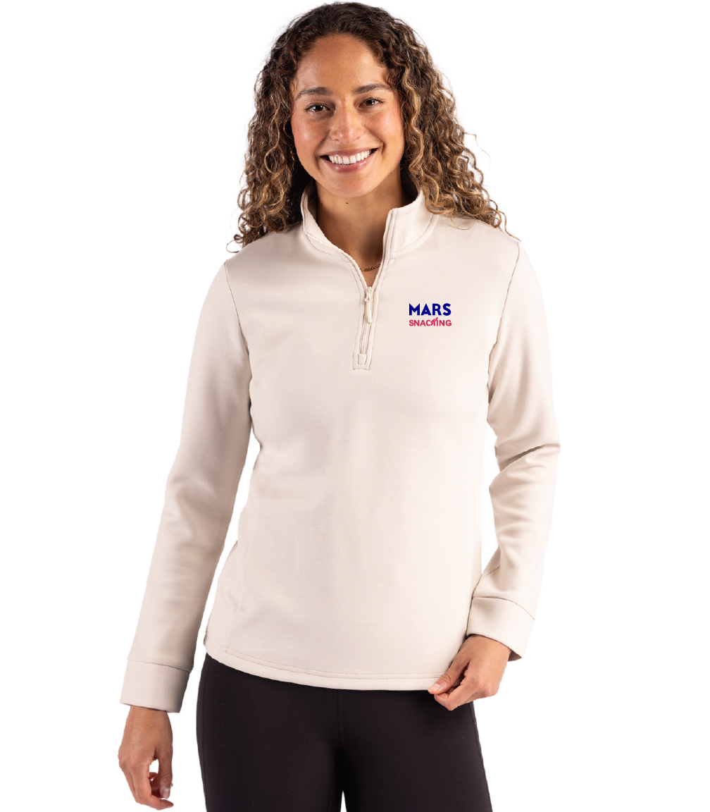 Clique Haven Recycled Womens Quarter Zip Sweatshirt