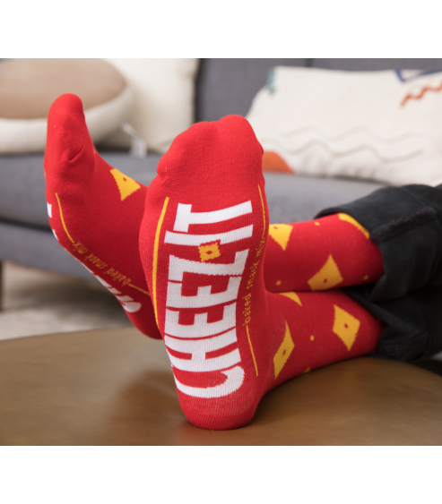 CHEEZ-IT Custom Dress Socks CHEEZ-IT Custom Dress Socks