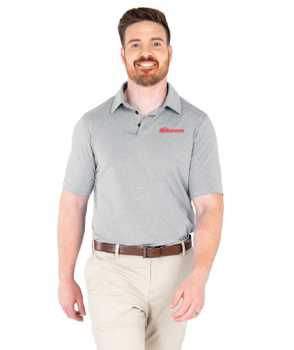 MEN'S HEATHERED ECO-LOGIC STRETCH POLO