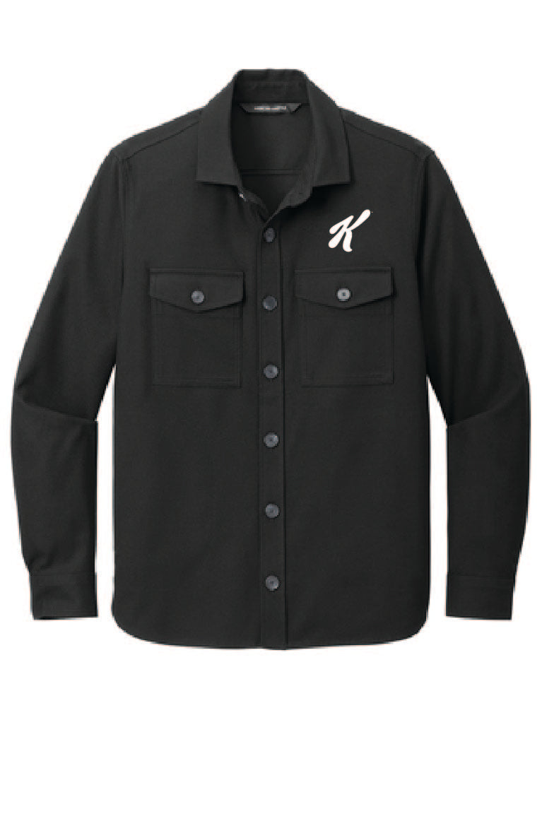 Long Sleeve Twill Overshirt