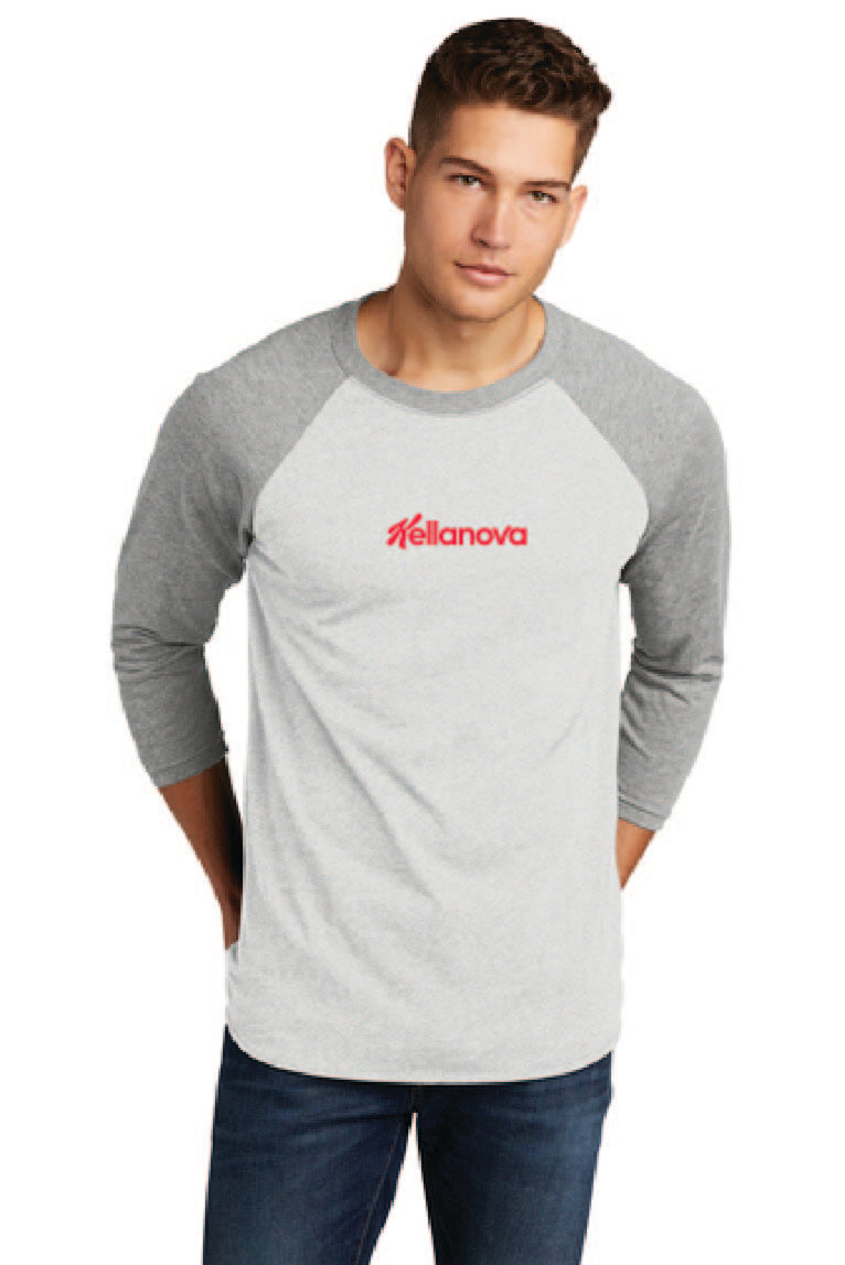 Unisex Tri-Blend 3/4-Sleeve Raglan Tee