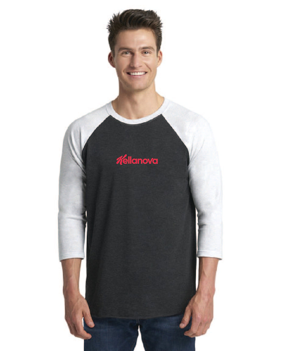 Unisex Tri-Blend 3/4-Sleeve Raglan Tee