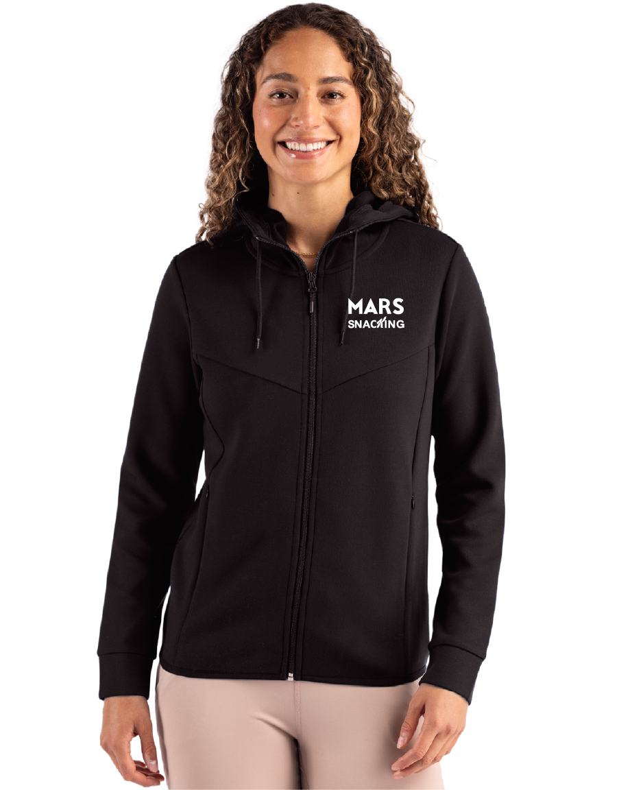 Clique Haven Recycled Womens Full Zip Hooded Sweatshirt