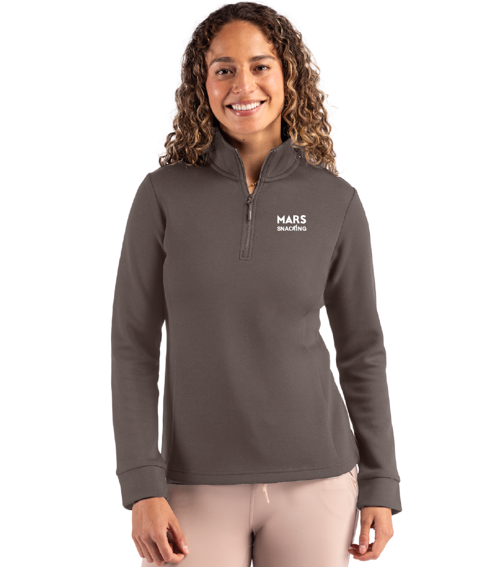 Clique Haven Recycled Womens Quarter Zip Sweatshirt