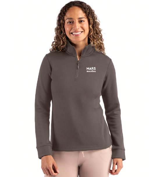 Clique Haven Recycled Womens Quarter Zip Sweatshirt
