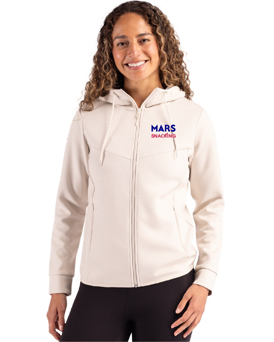 Clique Haven Recycled Womens Full Zip Hooded Sweatshirt