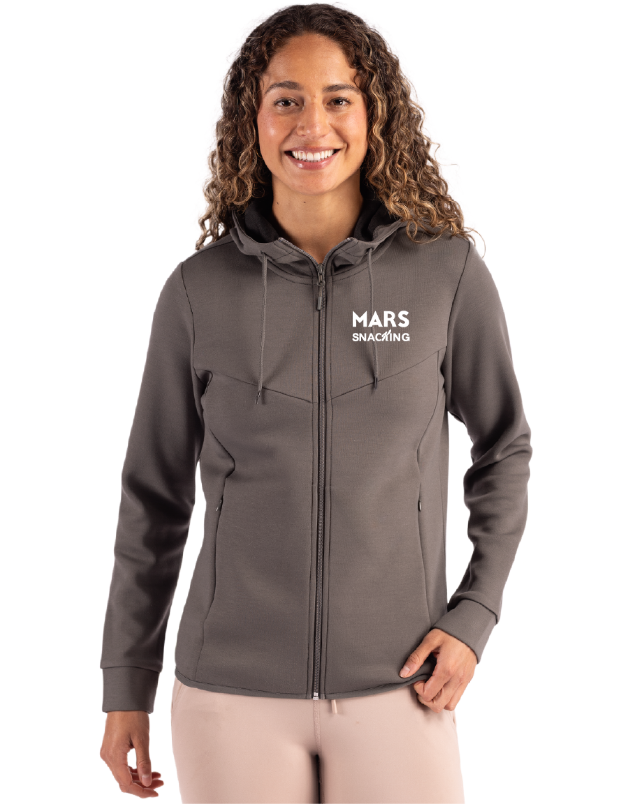 Clique Haven Recycled Womens Full Zip Hooded Sweatshirt