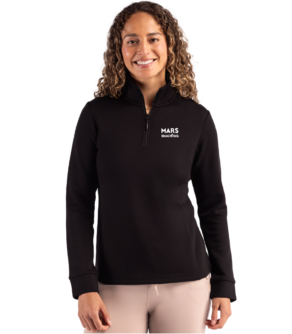 Clique Haven Recycled Womens Quarter Zip Sweatshirt