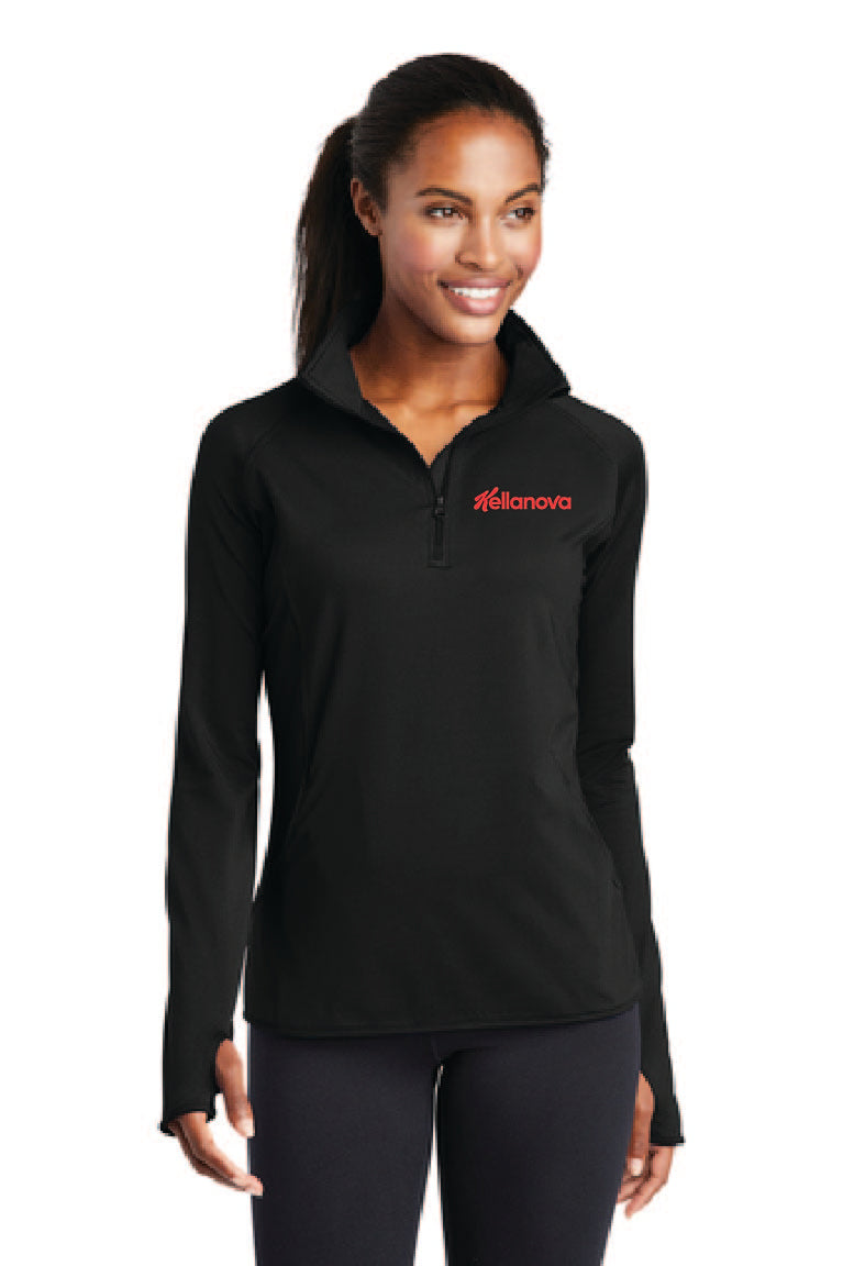 Ladies Sport-Wick® Stretch 1/4-Zip Pullover