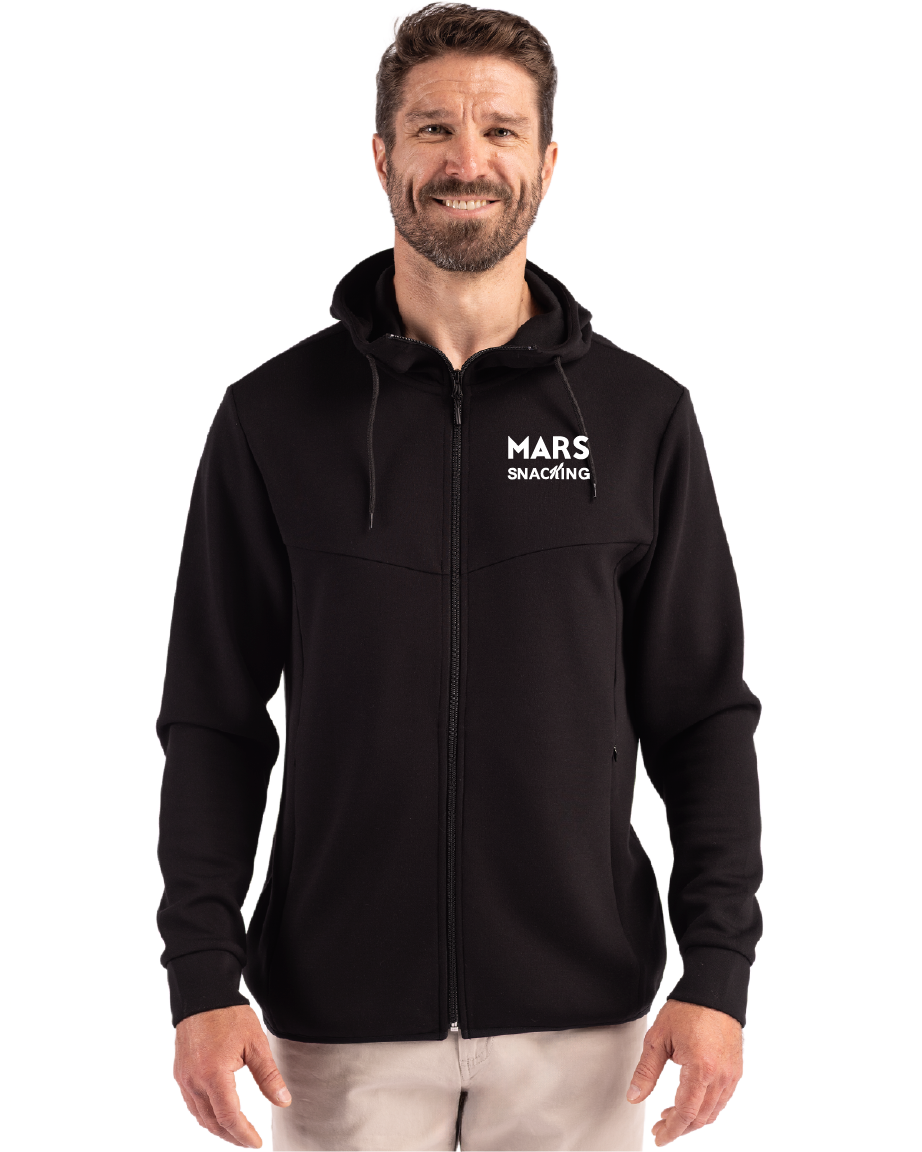 Clique Haven Recycled Mens Full Zip Hooded Sweatshirt