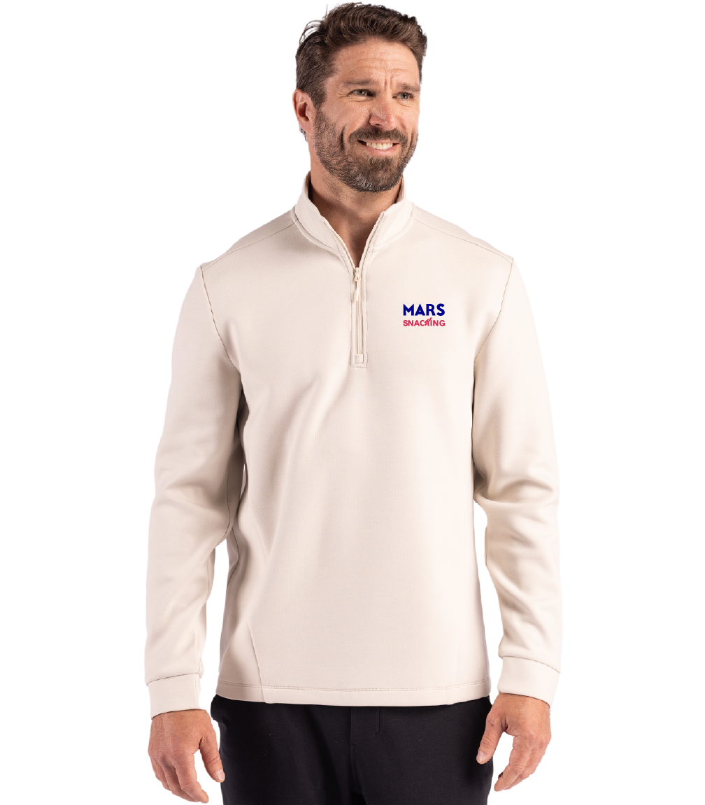 Clique Haven Recycled Mens Quarter Zip Sweatshirt