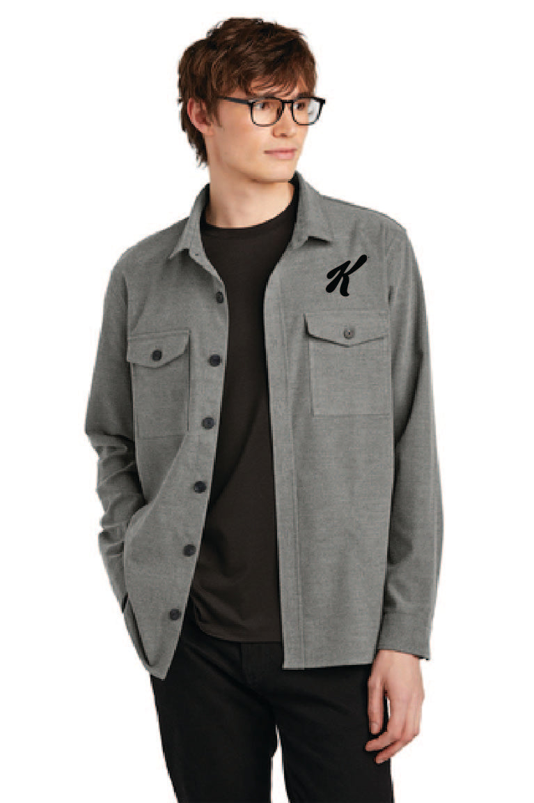 Long Sleeve Twill Overshirt