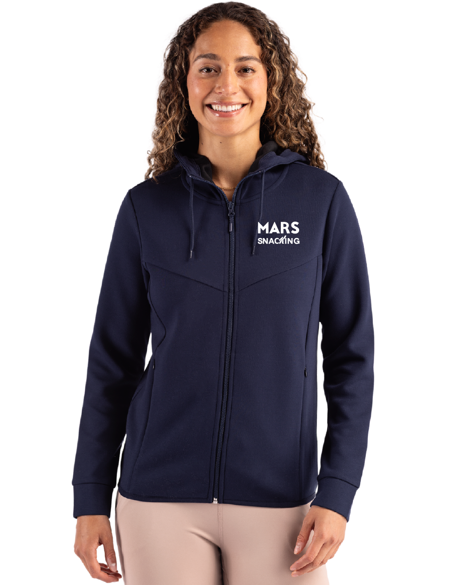 Clique Haven Recycled Womens Full Zip Hooded Sweatshirt