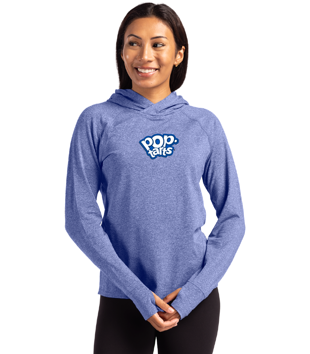 Cutter & Buck Adapt Recycled Soft Knit Stretch Womens Hooded Pullover