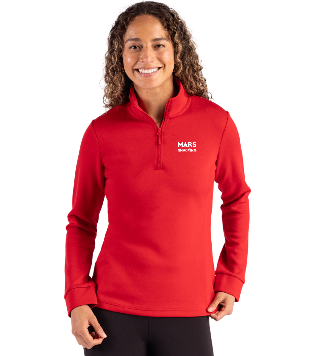Clique Haven Recycled Womens Quarter Zip Sweatshirt