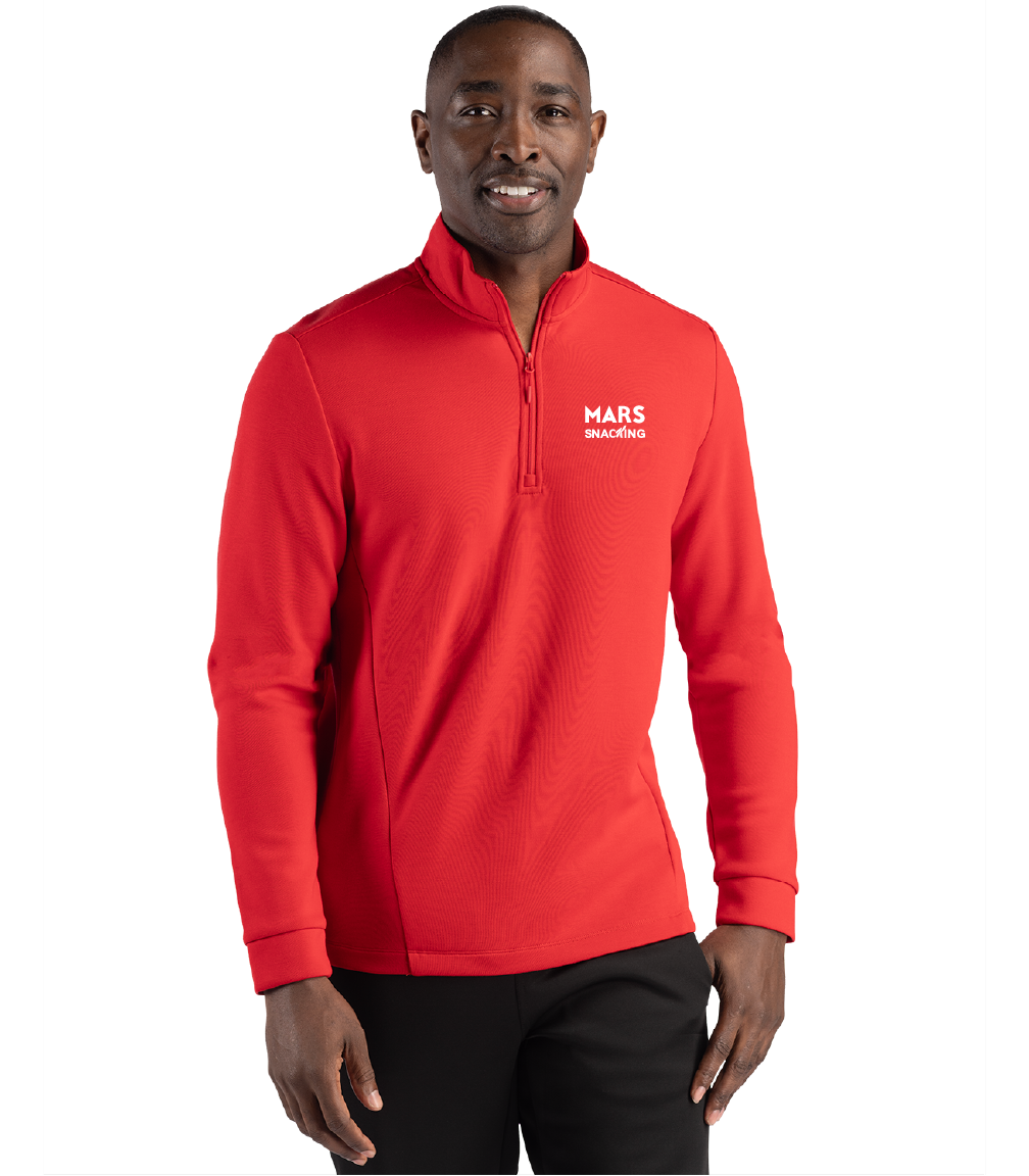 Clique Haven Recycled Mens Quarter Zip Sweatshirt